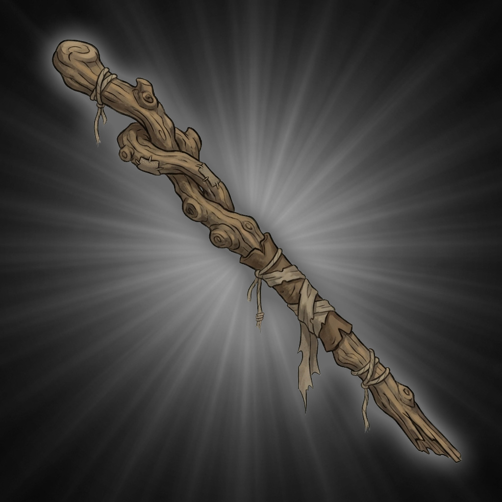 Knotted Walking Staff