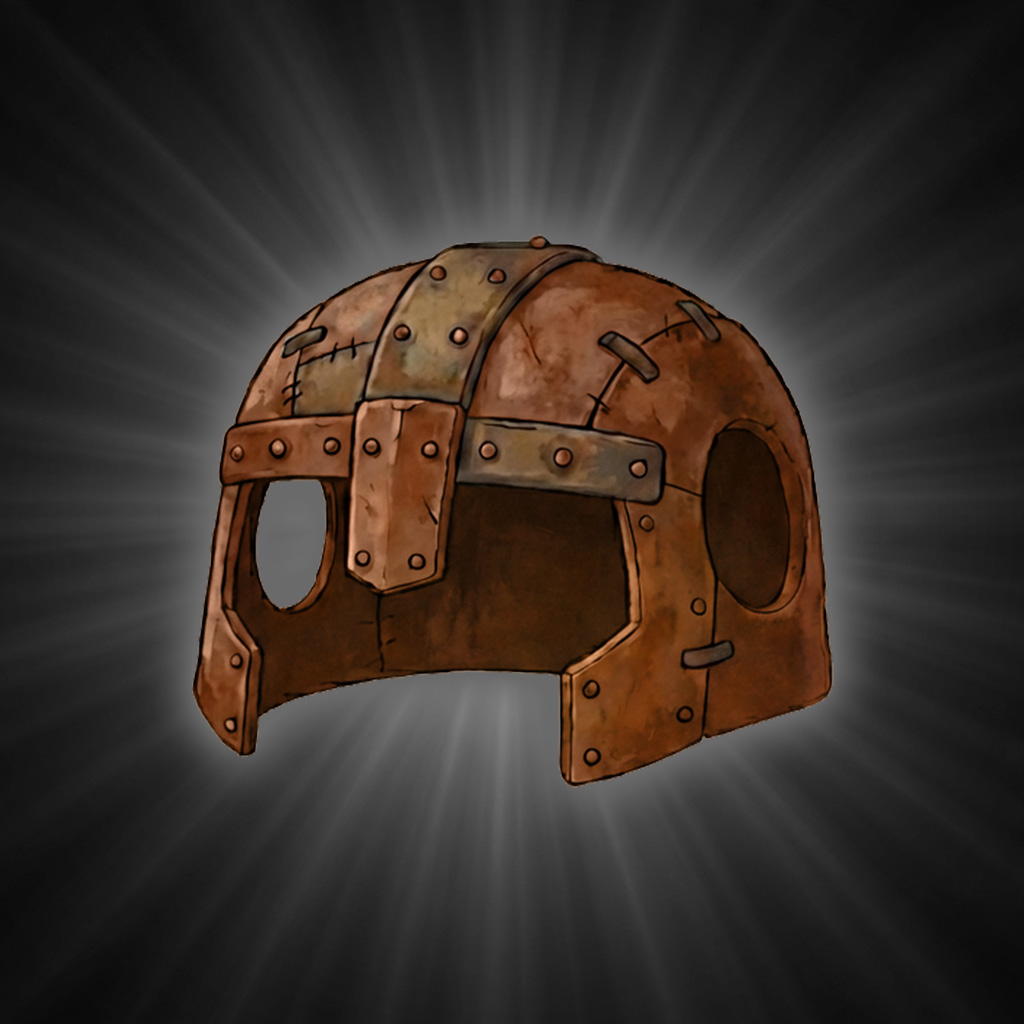 Riveted Copper Helmet